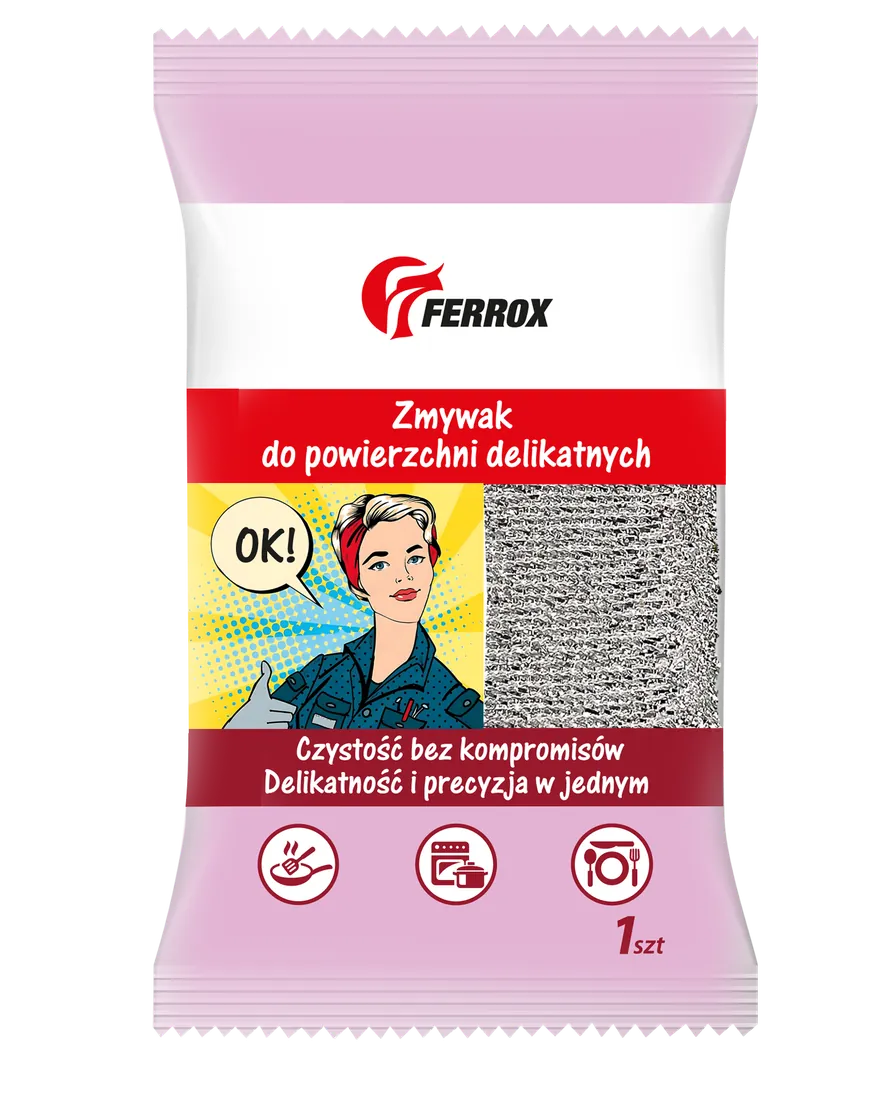 Zmywak Ferrox do powierzchni delikatnych Silver