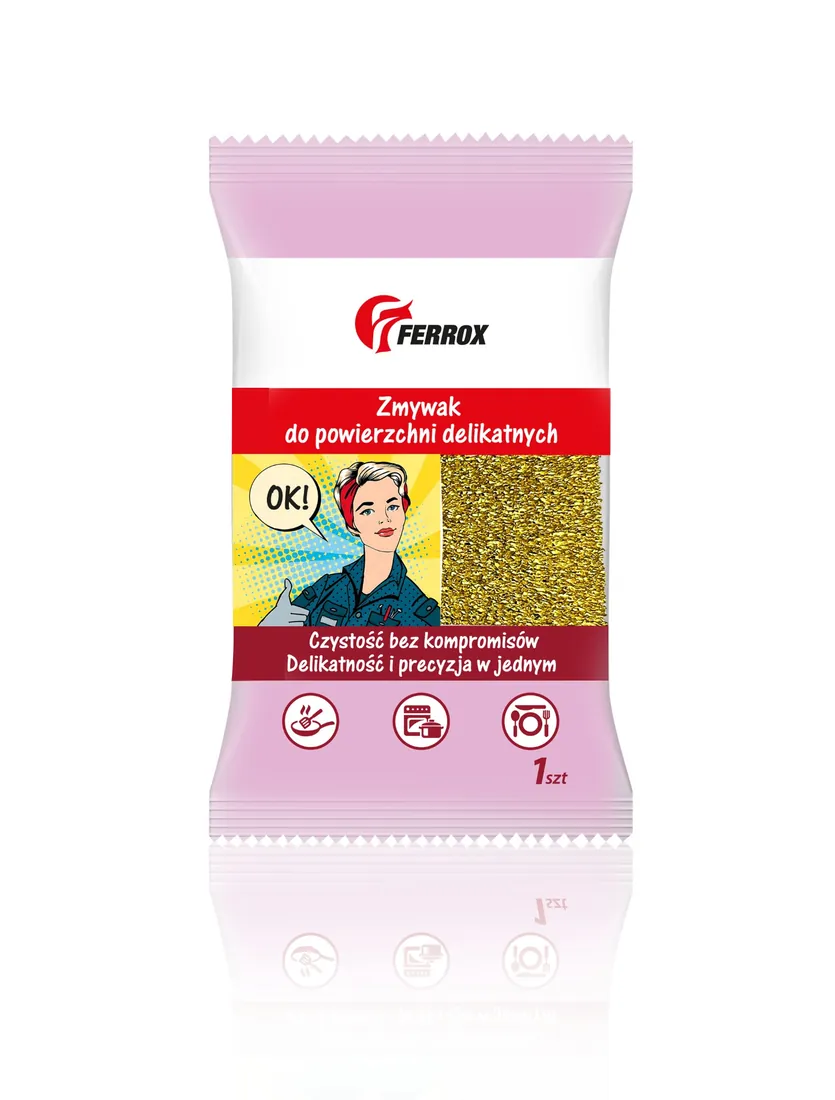 Zmywak Ferrox do powierzchni delikatnych Gold