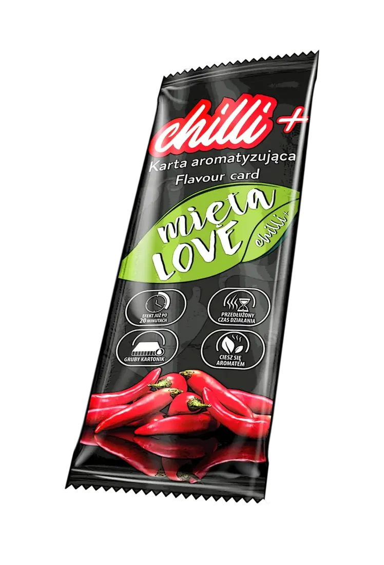 Karta aromatyzująca MiętaLove Chilli+