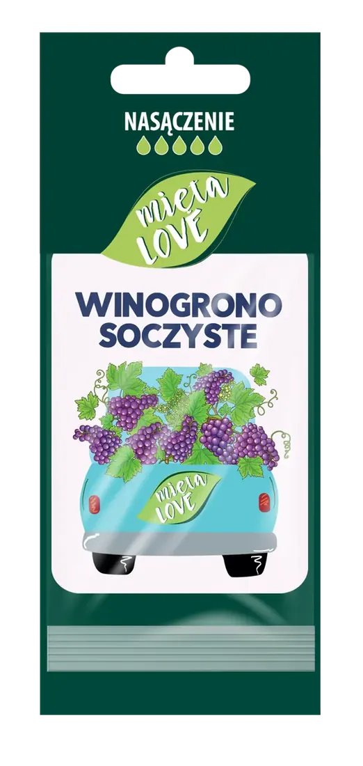 Zapach samochodowy MiętaLove Soczyste winogrono