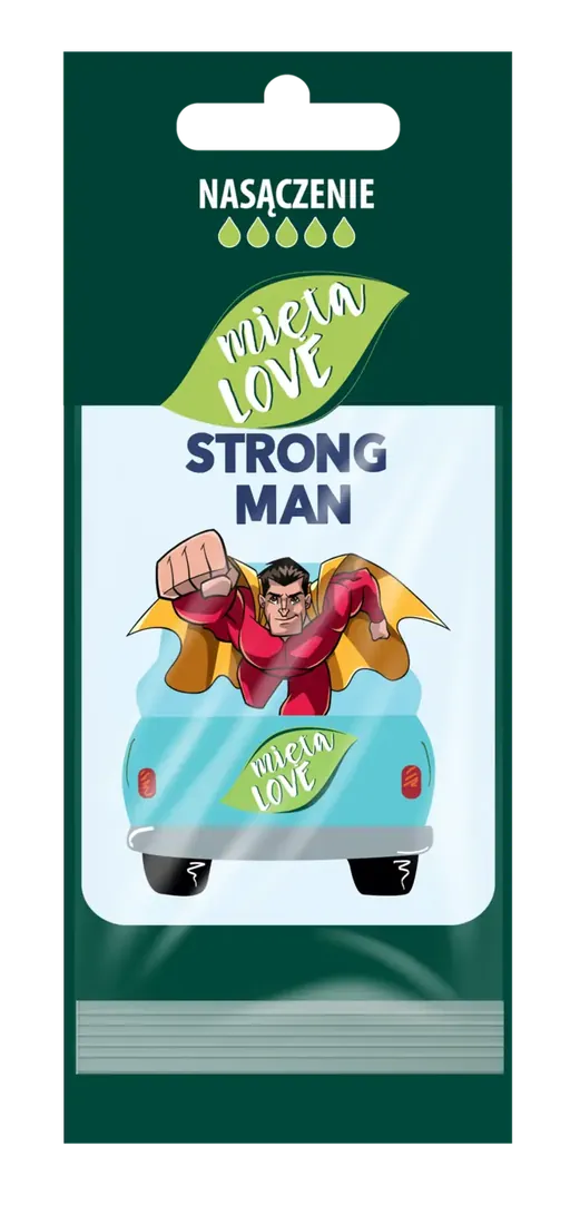 Zapach samochodowy MiętaLove Strong Man
