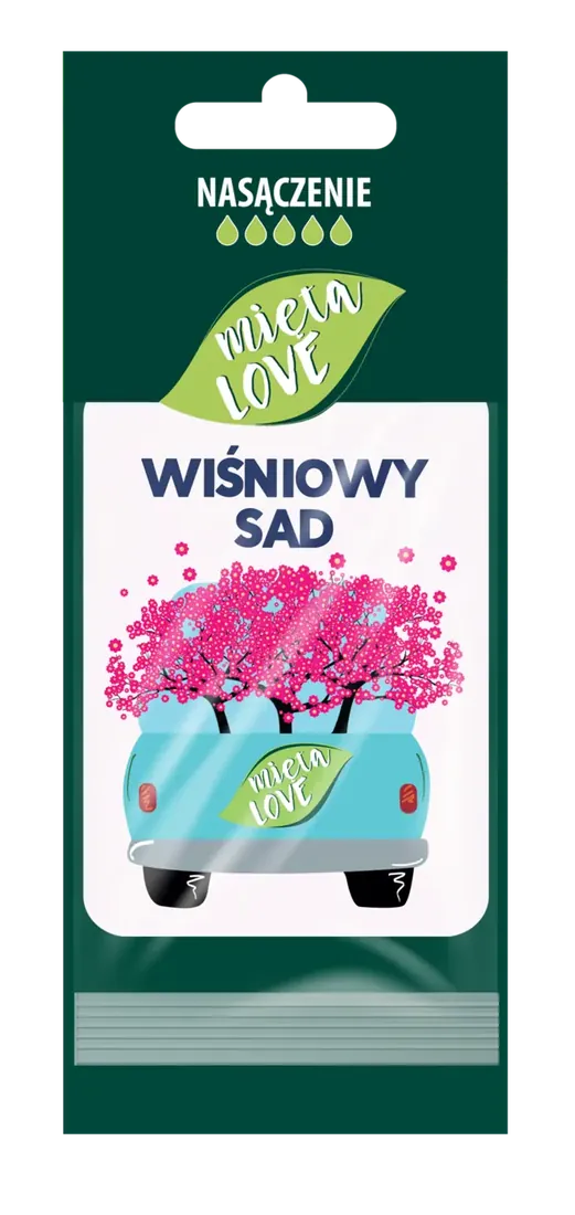 Zapach samochodowy MiętaLove Wiśniowy sad