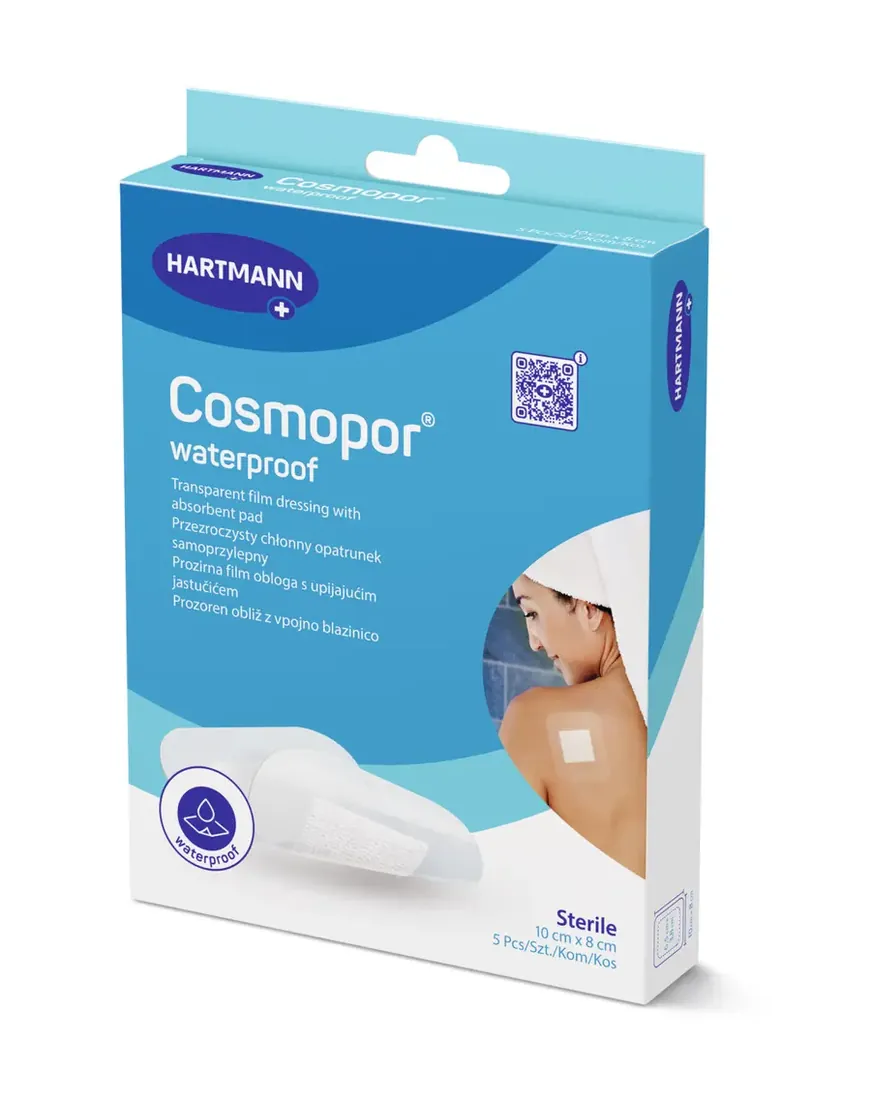 Wodoodporny opatrunek Hartmann Cosmopor waterproof 10 na 8 cm