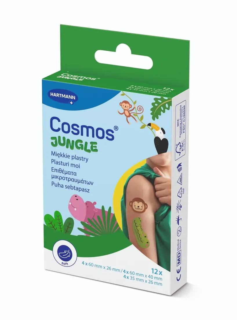 Miękkie plastry dla dzieci Hartmann Cosmos Jungle